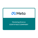 AdYogi Meta Marketing Science Certified Company badge