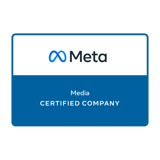 AdYogi Meta Media Certified Company badge