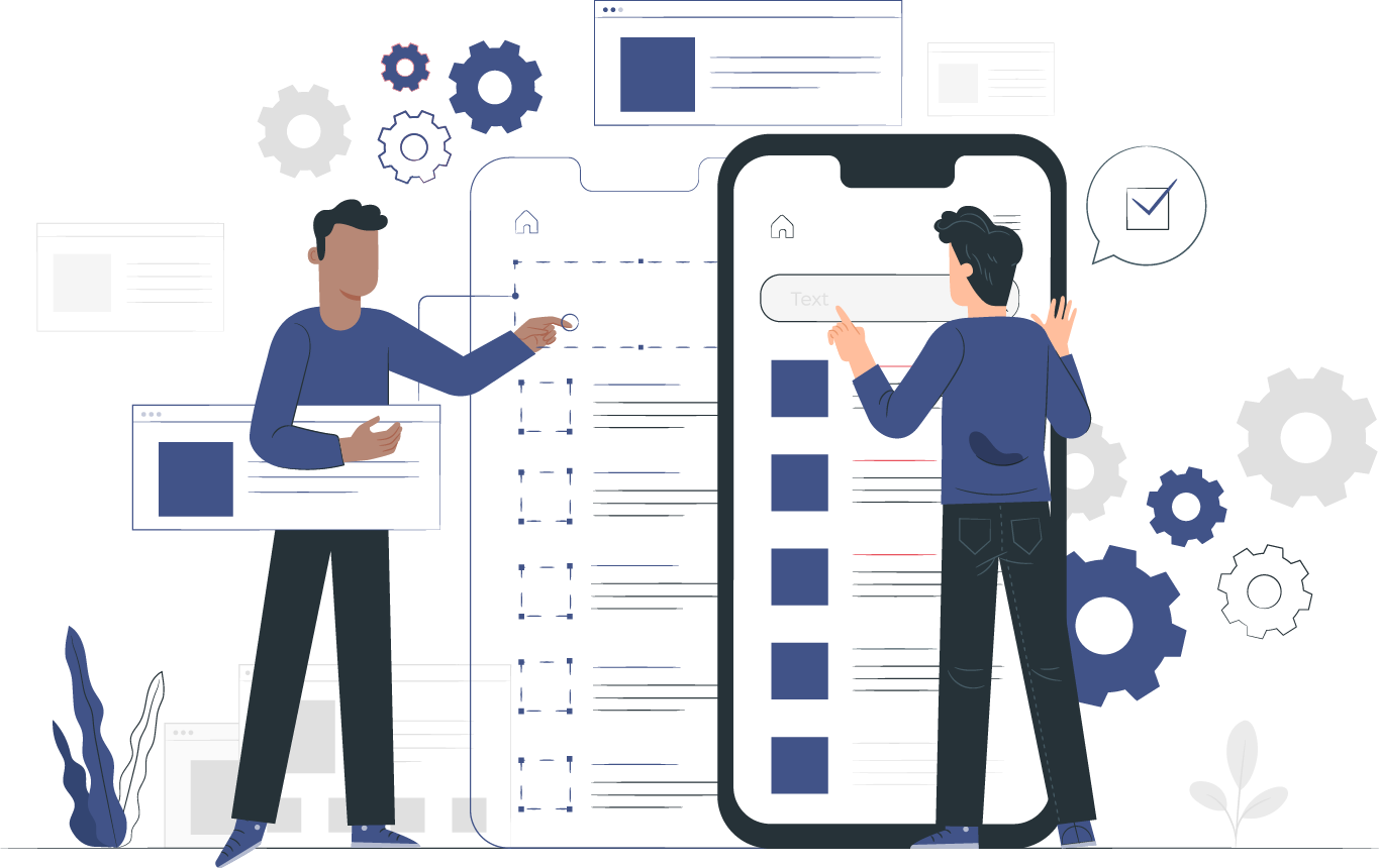 Website Illustration - Setup