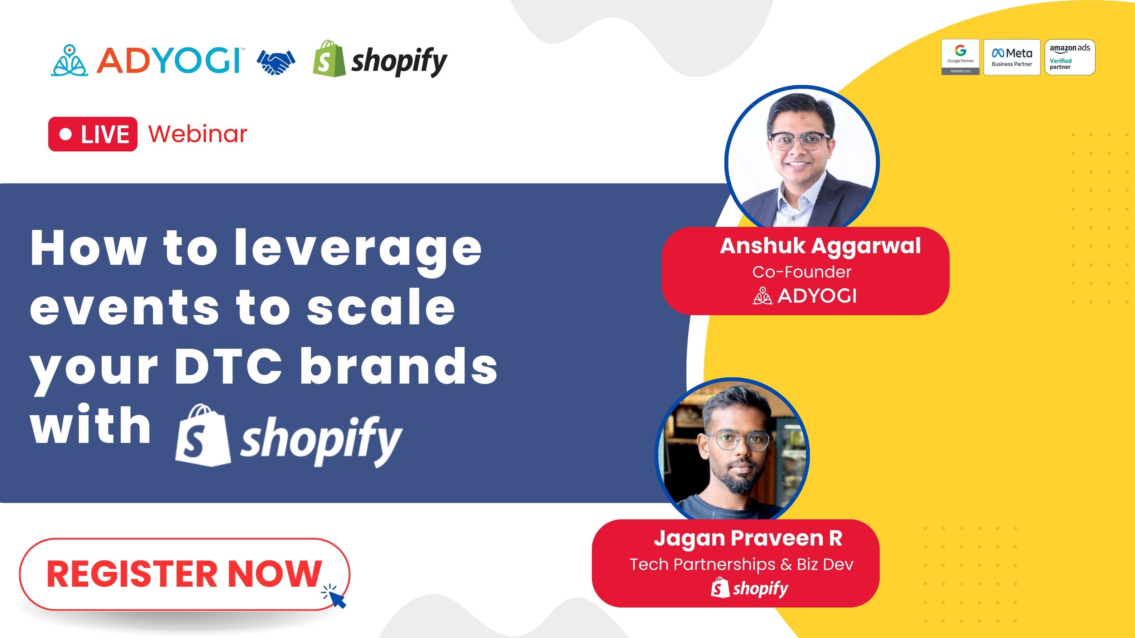 How to leverage events to scale your DTC brands with Shopify